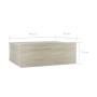 Floating bedside tables 2 units plywood oak 40x30x15cm by vidaXL, Nightstands - Ref: Foro24-800313, Price: 38,51 €, Discount: %