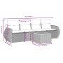 5-teiliges Gartenmöbel-Set und schwarze synthetische Rattankissen von , Gartensets - Ref: Foro24-3224879, Preis: 306,80 €, Ra...