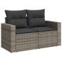 10-teilige Gartensofagarnitur mit grauen synthetischen Rattankissen von , Gartensets - Ref: Foro24-3219420, Preis: 577,40 €, ...