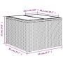 10-teilige Gartensofagarnitur mit grauen synthetischen Rattankissen von , Gartensets - Ref: Foro24-3219420, Preis: 577,40 €, ...