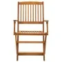 Folding garden chairs, set of 4, made of solid acacia wood. by vidaXL, Garden chairs - Ref: Foro24-46338, Price: 179,47 €, Di...