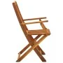 Folding garden chairs, set of 4, made of solid acacia wood. by vidaXL, Garden chairs - Ref: Foro24-46338, Price: 179,47 €, Di...