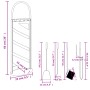 Kaminbesteckset 5-teilig aus Stahl 23x15x66 cm von , Kaminbesteck - Ref: Foro24-156373, Preis: 47,14 €, Rabatt: %