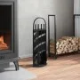 Set de herramientas para chimenea 5 pzas acero 23x15x66 cm de , Herramientas para chimeneas - Ref: Foro24-156378, Precio: 52,...