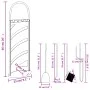 Set de herramientas para chimenea 5 pzas acero 23x15x66 cm de , Herramientas para chimeneas - Ref: Foro24-156378, Precio: 52,...