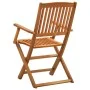 Folding garden chairs, set of 4, made of solid acacia wood. by vidaXL, Garden chairs - Ref: Foro24-46338, Price: 179,47 €, Di...