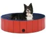 Red PVC folding dog pool 120x30 cm by vidaXL, Dog products - Ref: Foro24-170823, Price: 34,18 €, Discount: %