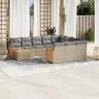 11-piece garden sofa set with beige synthetic rattan cushions by , Garden sets - Ref: Foro24-3228047, Price: 683,35 €, Discou...