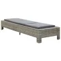 Lounger with gray synthetic rattan cushion by vidaXL, Loungers - Ref: Foro24-46236, Price: 162,58 €, Discount: %