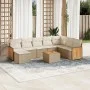 9-piece garden sofa set with beige synthetic rattan cushions by , Garden sets - Ref: Foro24-3227934, Price: 589,51 €, Discoun...