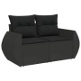 6-piece garden sofa set and black synthetic rattan cushions by , Modular outdoor sofas - Ref: Foro24-3221714, Price: 352,76 €...