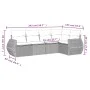 Garden sofa set with cushions 5 pieces beige synthetic rattan by , Garden sets - Ref: Foro24-3221328, Price: 357,51 €, Discou...