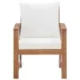 Muebles de jardín 4 piezas con cojines madera maciza de acacia de vidaXL, Conjuntos de jardín - Ref: Foro24-47283, Precio: 40...