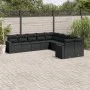 Garden sofa set 10 pieces with black synthetic rattan cushions by , Garden sets - Ref: Foro24-3219495, Price: 667,84 €, Disco...