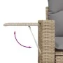 7-piece garden sofa set and beige synthetic rattan cushions by , Modular outdoor sofas - Ref: Foro24-3224575, Price: 433,88 €...