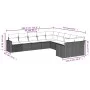 Garden sofa set 10 pieces with black synthetic rattan cushions by , Garden sets - Ref: Foro24-3219495, Price: 667,84 €, Disco...