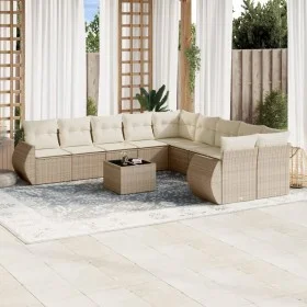11-piece garden sofa set with beige synthetic rattan cushions by , Modular outdoor sofas - Ref: Foro24-3221917, Price: 769,15...