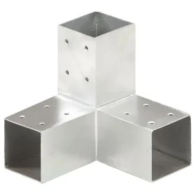Y-förmige Pfostenverbinder aus verzinktem Metall 71x71 mm von vidaXL, Zaunpfosten - Ref: Foro24-145457, Preis: 21,76 €, Rabat...