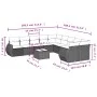 11-piece garden sofa set with beige synthetic rattan cushions by , Modular outdoor sofas - Ref: Foro24-3221917, Price: 769,15...
