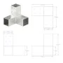 Conectores de postes en forma de Y metal galvanizado 71x71 mm de vidaXL, Postes de cerca - Ref: Foro24-145457, Precio: 21,76 ...