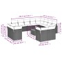 Gartensofa-Set mit Kissen, 13-teilig, beiges synthetisches Rattan von , Gartensets - Ref: Foro24-3223952, Preis: 816,90 €, Ra...