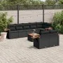 8-piece garden sofa set and black synthetic rattan cushions by , Garden sets - Ref: Foro24-3226993, Price: 649,87 €, Discount: %