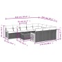 11-piece garden sofa set with beige synthetic rattan cushions by , Garden sets - Ref: Foro24-3228026, Price: 659,12 €, Discou...