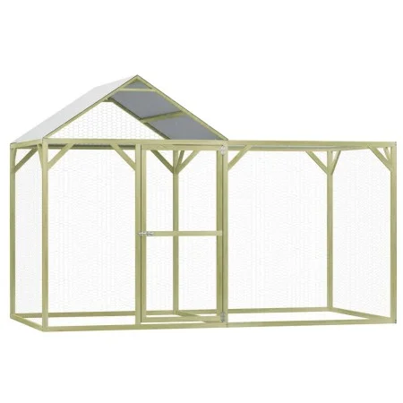 Impregnated pine wood chicken coop 3x1.5x2 m by vidaXL, Cages and habitats for small animals - Ref: Foro24-278400, Price: 191...