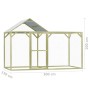 Gallinero madera de pino impregnada 3x1,5x2 m de vidaXL, Jaulas y habitáculos para animales pequeños - Ref: Foro24-278400, Pr...