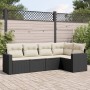 5-teiliges Gartenmöbel-Set und schwarze synthetische Rattankissen von , Gartensets - Ref: Foro24-3218916, Preis: 309,58 €, Ra...