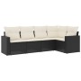 5-teiliges Gartenmöbel-Set und schwarze synthetische Rattankissen von , Gartensets - Ref: Foro24-3218916, Preis: 309,58 €, Ra...