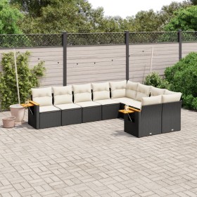 8-piece garden sofa set and black synthetic rattan cushions by , Garden sets - Ref: Foro24-3227141, Price: 524,95 €, Discount: %