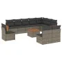11-piece garden sofa set and gray synthetic rattan cushions by , Garden sets - Ref: Foro24-3227761, Price: 630,71 €, Discount: %