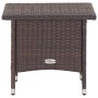 Brauner Couchtisch aus synthetischem Rattan, 50 x 50 x 47 cm von vidaXL, Gartentische - Ref: Foro24-46251, Preis: 49,71 €, Ra...