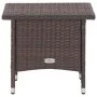 Brauner Couchtisch aus synthetischem Rattan, 50 x 50 x 47 cm von vidaXL, Gartentische - Ref: Foro24-46251, Preis: 48,94 €, Ra...