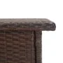 Brauner Couchtisch aus synthetischem Rattan, 50 x 50 x 47 cm von vidaXL, Gartentische - Ref: Foro24-46251, Preis: 48,94 €, Ra...