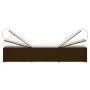 Garden lounger with cushion and brown synthetic rattan table by vidaXL, Loungers - Ref: Foro24-46226, Price: 154,42 €, Discou...