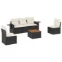 6-piece garden sofa set and black synthetic rattan cushions by , Modular outdoor sofas - Ref: Foro24-3224502, Price: 341,06 €...