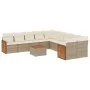 11-piece garden sofa set with beige synthetic rattan cushions by , Garden sets - Ref: Foro24-3228039, Price: 704,20 €, Discou...