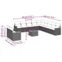 12-teiliges Gartensofa-Set und braune synthetische Rattankissen von , Gartensets - Ref: Foro24-3258537, Preis: 871,30 €, Raba...