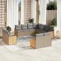 Set de sofás de jardín 11pzas con cojines ratán sintético beige de , Conjuntos de jardín - Ref: Foro24-3228180, Precio: 782,1...