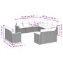 11-teiliges Gartensofa-Set mit beigen synthetischen Rattankissen von , Gartensets - Ref: Foro24-3228180, Preis: 694,14 €, Rab...