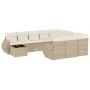 11-piece garden sofa set with beige synthetic rattan cushions by , Garden sets - Ref: Foro24-3254265, Price: 807,95 €, Discou...