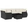 7-piece garden dining set and black synthetic rattan cushions by , Garden sets - Ref: Foro24-3221115, Price: 467,27 €, Discou...