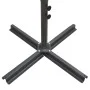 Double umbrella with gray taupe steel pole 250x250 cm by vidaXL, Umbrellas - Ref: Foro24-47323, Price: 156,67 €, Discount: %