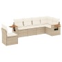 Juego de sofás jardín con cojines 6 pzas ratán sintético beige de , Conjuntos de jardín - Ref: Foro24-3226856, Precio: 447,45...