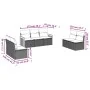 7-piece garden sofa set and beige synthetic rattan cushions by , Garden sets - Ref: Foro24-3227557, Price: 436,58 €, Discount: %