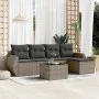 6-teiliges Gartenmöbel-Set und graue synthetische Rattankissen von , Gartensets - Ref: Foro24-3253637, Preis: 374,43 €, Rabat...