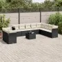 11-teiliges Gartensofa-Set und schwarze synthetische Rattankissen von , Gartensets - Ref: Foro24-3249705, Preis: 662,06 €, Ra...