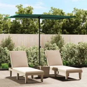 Gartenschirm mit grünem Aluminiummast 2x1,5 m von vidaXL, Sonnenschirme - Ref: Foro24-47336, Preis: 44,94 €, Rabatt: %